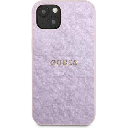 Kup Etui Guess GUHCP13MPSASBPU Apple iPhone 13 lila/purple Saffiano Hot Stamp & Metal Logo - GUE1672PRP - {ean13} - Sklep Home Screen