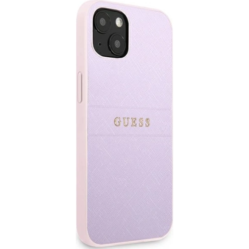 Kup Etui Guess GUHCP13MPSASBPU Apple iPhone 13 lila/purple Saffiano Hot Stamp & Metal Logo - GUE1672PRP - {ean13} - Sklep Home Screen