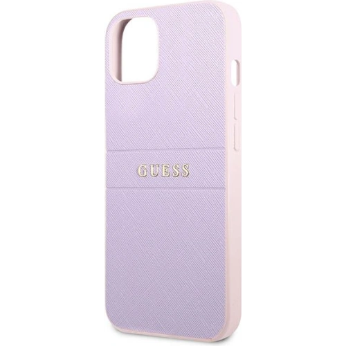 Kup Etui Guess GUHCP13MPSASBPU Apple iPhone 13 lila/purple Saffiano Hot Stamp & Metal Logo - GUE1672PRP - {ean13} - Sklep Home Screen