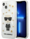 Etui Karl Lagerfeld KLHCP13MHFLT Apple iPhone 13 transparent/transparent Floare Ikonik Karl