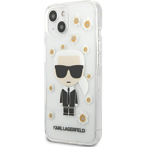 Kup Etui Karl Lagerfeld KLHCP13MHFLT Apple iPhone 13 transparent/transparent Floare Ikonik Karl - KLD908CL - {ean13} - Sklep Home Screen