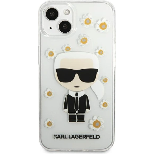 Kup Etui Karl Lagerfeld KLHCP13MHFLT Apple iPhone 13 transparent/transparent Floare Ikonik Karl - KLD908CL - {ean13} - Sklep Home Screen