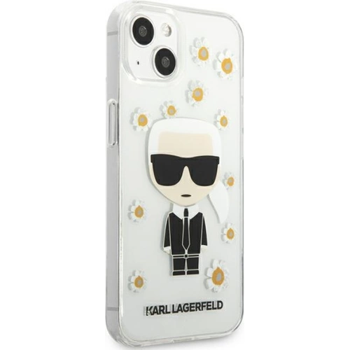 Kup Etui Karl Lagerfeld KLHCP13MHFLT Apple iPhone 13 transparent/transparent Floare Ikonik Karl - KLD908CL - {ean13} - Sklep Home Screen
