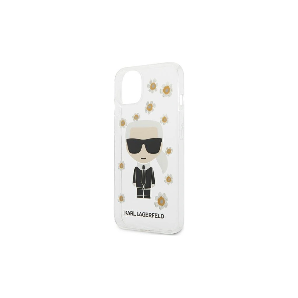 Etui Karl Lagerfeld KLHCP13MHFLT Apple iPhone 13 przezroczysty/transparent Flower Ikonik Karl
