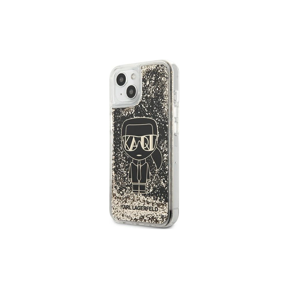 Etui Karl Lagerfeld KLHCP13MLGGKBK Apple iPhone 13 czarny/black hardcase Liquid Glitter Gatsby