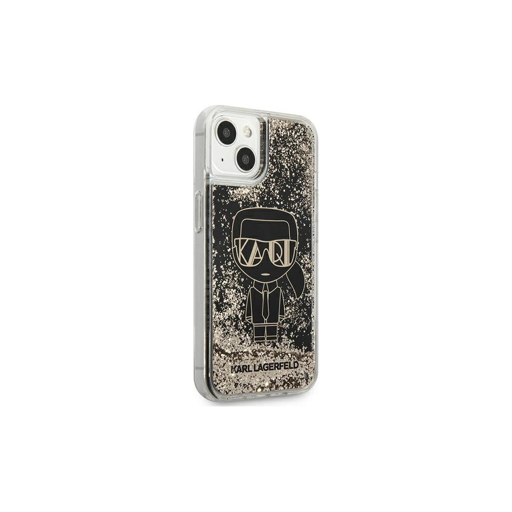 Etui Karl Lagerfeld KLHCP13MLGGKBK Apple iPhone 13 czarny/black hardcase Liquid Glitter Gatsby
