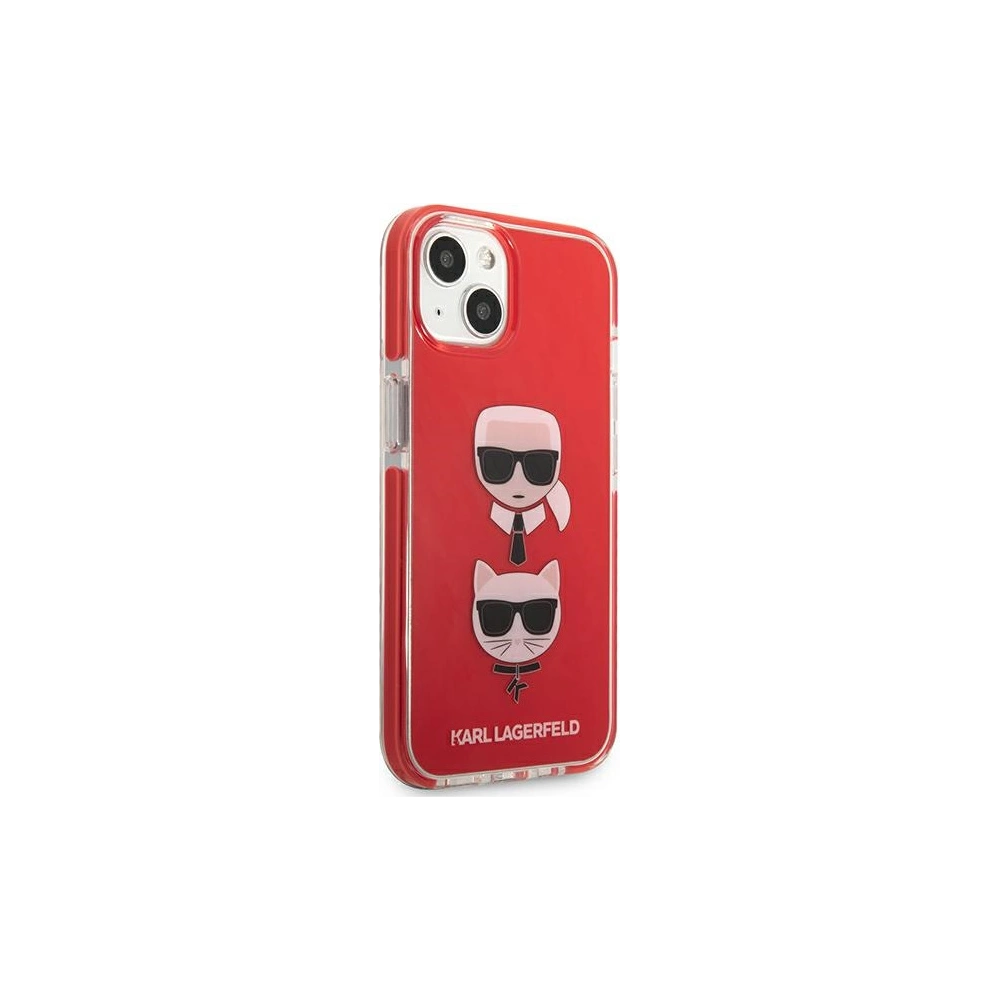 Etui Karl Lagerfeld KLHCP13MTPE2TR Apple iPhone 13 hardcase czerwony/red Karl&Choupette Head