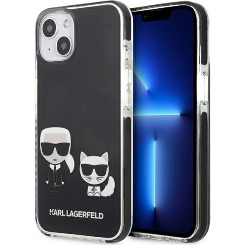 Kup Etui Karl Lagerfeld KLHCP13MTPEKCK Apple iPhone 13 hardcase negru/black Karl&Choupette - KLD911BLK - {ean13} - Sklep Home Screen