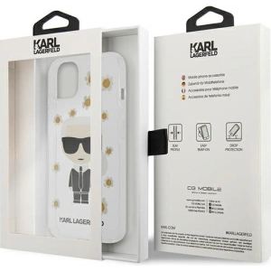 Kup Case Karl Lagerfeld KLHCP13SHFLT Apple iPhone 13 mini transparent/transparent Flower Ikonik Karl - KLD912CL - {ean13} - Sklep Home Screen