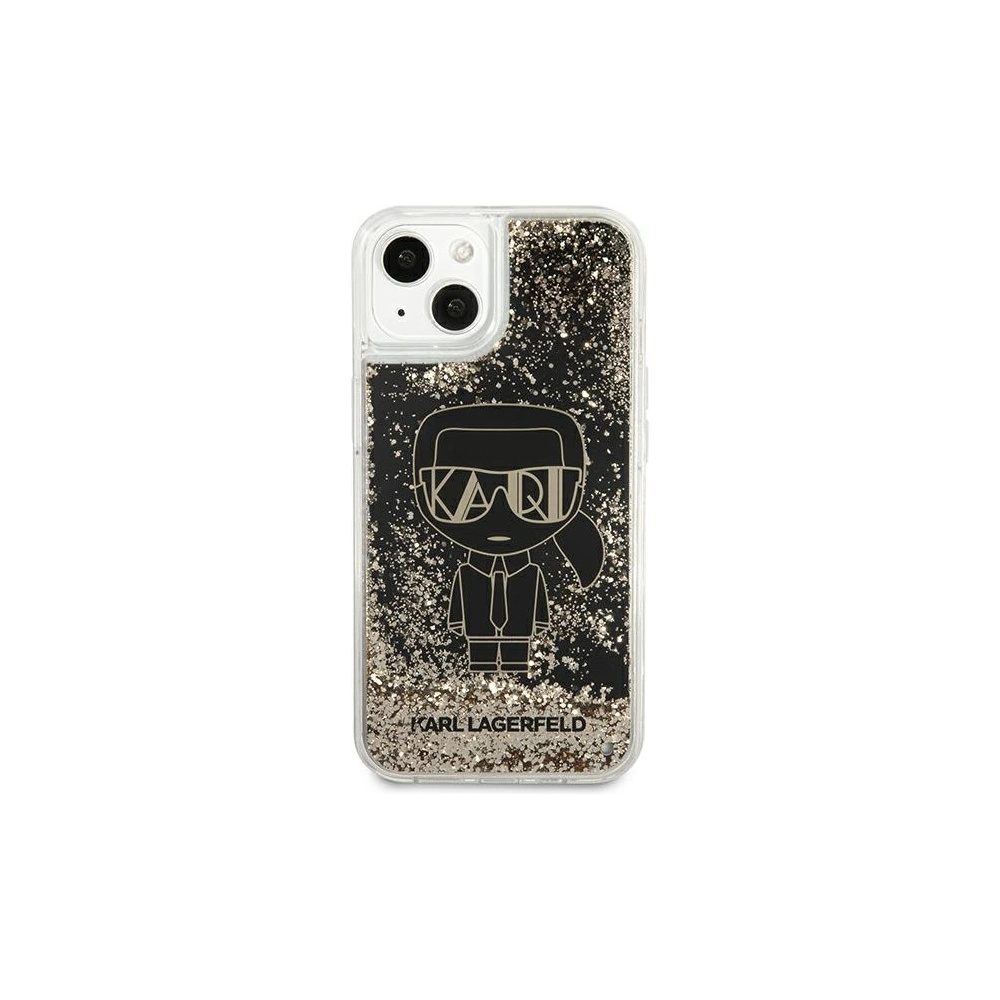 Etui Karl Lagerfeld KLHCP13SLGGKBK Apple iPhone 13 mini czarny/black hardcase Liquid Glitter Gatsby