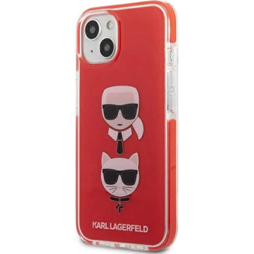 Kup Case Karl Lagerfeld KLHCP13STPE2TR Apple iPhone 13 mini Hardcase rot/red Karl&Choupette Head - KLD914RED - {ean13} - Sklep Home Screen
