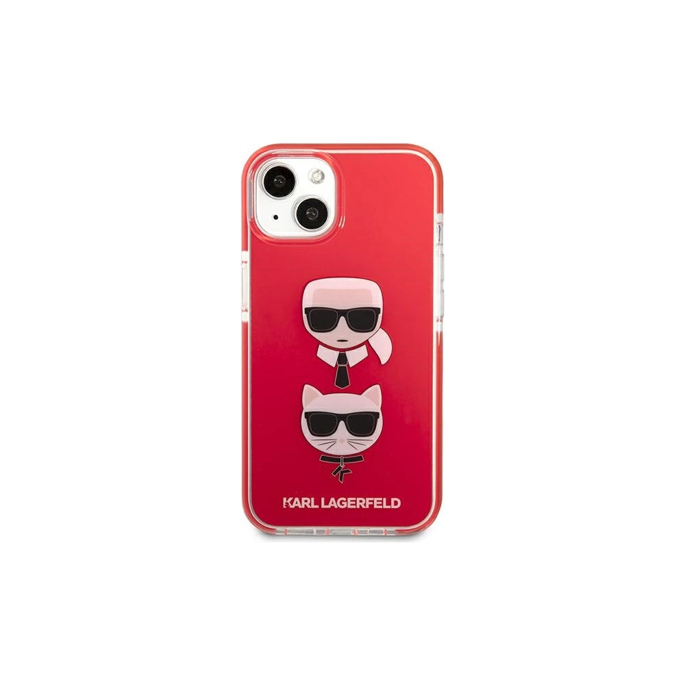 Etui Karl Lagerfeld KLHCP13STPE2TR Apple iPhone 13 mini hardcase czerwony/red Karl&Choupette Head