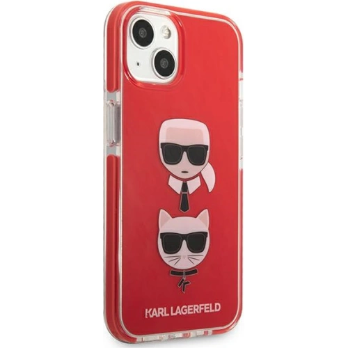 Kup Case Karl Lagerfeld KLHCP13STPE2TR Apple iPhone 13 mini Hardcase rot/red Karl&Choupette Head - KLD914RED - {ean13} - Sklep Home Screen