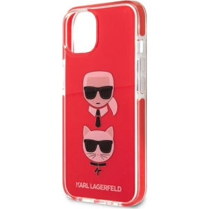 Kup Case Karl Lagerfeld KLHCP13STPE2TR Apple iPhone 13 mini Hardcase rot/red Karl&Choupette Head - KLD914RED - {ean13} - Sklep Home Screen