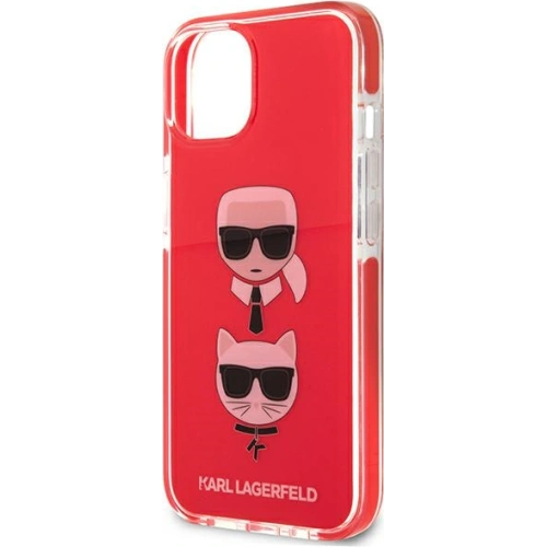 Kup Case Karl Lagerfeld KLHCP13STPE2TR Apple iPhone 13 mini Hardcase rot/red Karl&Choupette Head - KLD914RED - {ean13} - Sklep Home Screen
