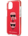 Kup Case Karl Lagerfeld KLHCP13STPE2TR Apple iPhone 13 mini Hardcase rot/red Karl&Choupette Head - KLD914RED - {ean13} - Sklep Home Screen