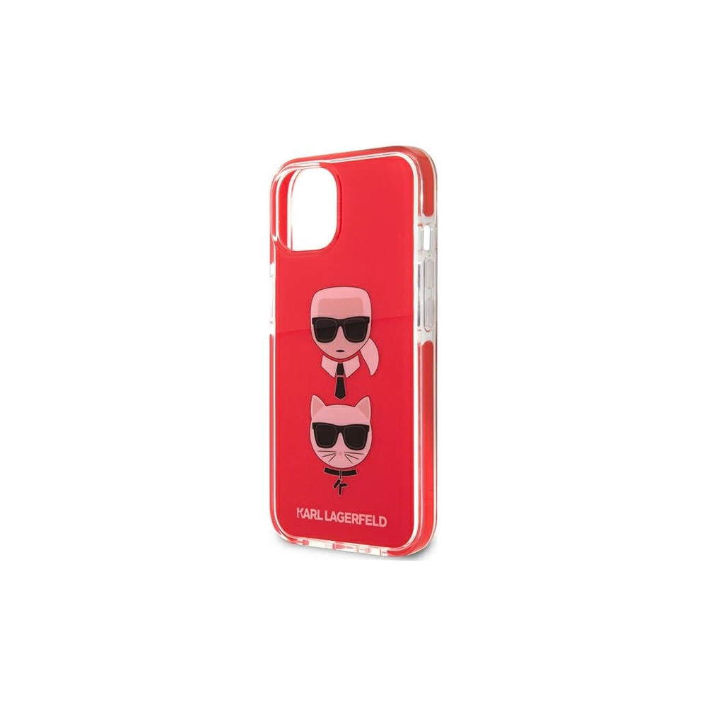 Etui Karl Lagerfeld KLHCP13STPE2TR Apple iPhone 13 mini hardcase czerwony/red Karl&Choupette Head