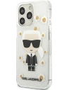 Kup Etui Karl Lagerfeld KLHCP13XHFLT Apple iPhone 13 Pro Max przezroczysty/transparent Flower Ikonik Karl - KLD916CL - {ean13} - Sklep Home Screen