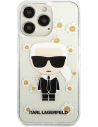 Kup Etui Karl Lagerfeld KLHCP13XHFLT Apple iPhone 13 Pro Max przezroczysty/transparent Flower Ikonik Karl - KLD916CL - {ean13} - Sklep Home Screen