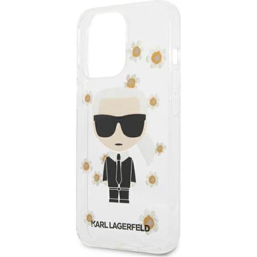 Kup Etui Karl Lagerfeld KLHCP13XHFLT Apple iPhone 13 Pro Max przezroczysty/transparent Flower Ikonik Karl - KLD916CL - {ean13} - Sklep Home Screen