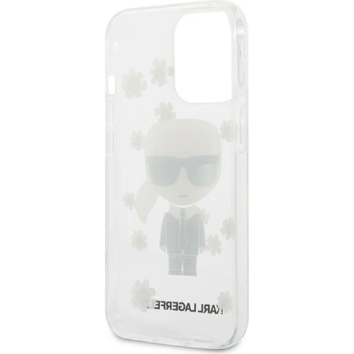 Kup Etui Karl Lagerfeld KLHCP13XHFLT Apple iPhone 13 Pro Max przezroczysty/transparent Flower Ikonik Karl - KLD916CL - {ean13} - Sklep Home Screen