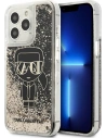 Etui Karl Lagerfeld KLHCP13XLGGKBK Apple iPhone 13 Pro Max czarny/black hardcase Liquid Glitter Gatsby