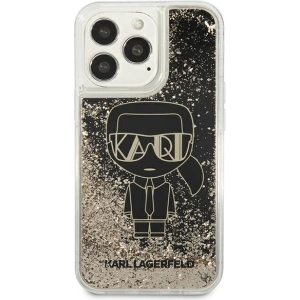 Etui Karl Lagerfeld KLHCP13XLGGKBK Apple iPhone 13 Pro Max czarny/black hardcase Liquid Glitter Gatsby