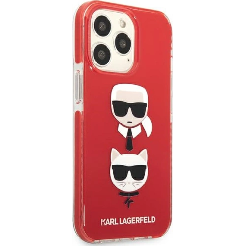 Kup Etui Karl Lagerfeld KLHCP13XTPE2TR Apple iPhone 13 Pro Max hardcase czerwony/red Karl&Choupette Head - KLD918RED - {ean13} - Sklep Home Screen