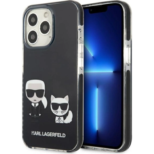 Buy Karl Lagerfeld KLHCP13XTPEKCK Apple iPhone 13 Pro Max hardcase black Karl&Choupette - KLD919BLK - {ean13} - Home Screen Store Europe