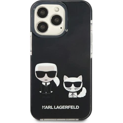 Buy Karl Lagerfeld KLHCP13XTPEKCK Apple iPhone 13 Pro Max hardcase black Karl&Choupette - KLD919BLK - {ean13} - Home Screen Store Europe