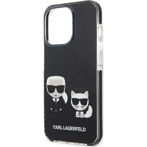 Buy Karl Lagerfeld KLHCP13XTPEKCK Apple iPhone 13 Pro Max hardcase black Karl&Choupette - KLD919BLK - {ean13} - Home Screen Store Europe