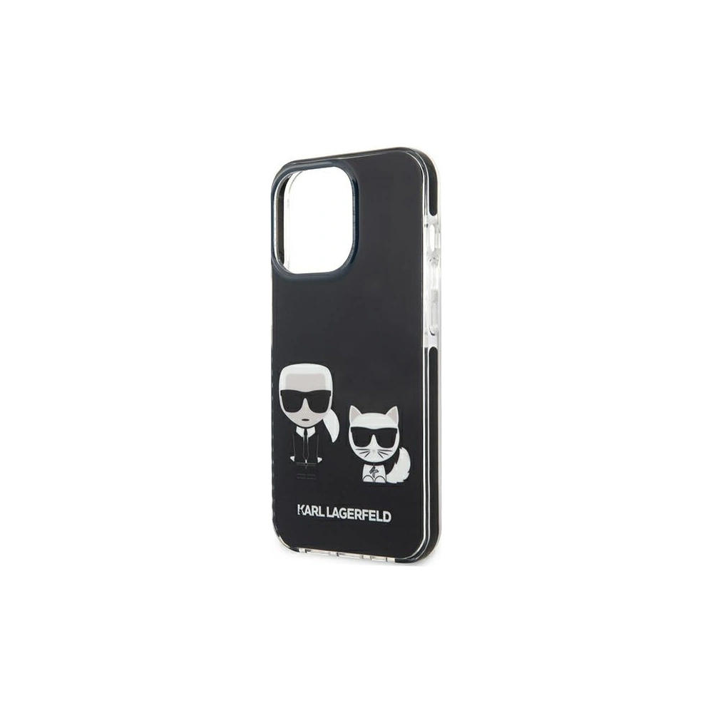 Etui Karl Lagerfeld KLHCP13XTPEKCK Apple iPhone 13 Pro Max hardcase czarny/black Karl&Choupette