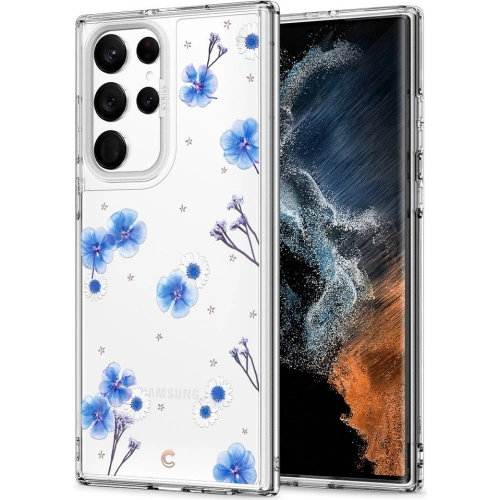 Kup Etui Spigen Cyrill Cecile Samsung Galaxy S22 Ultra Albastru Primăvară - SPN2221BLUSPR - {ean13} - Sklep Home Screen