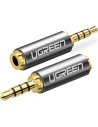 Adapter / przejściówka UGREEN 20501 z 2,5 mm micro jack na 3,5 mm mini jack (szary)