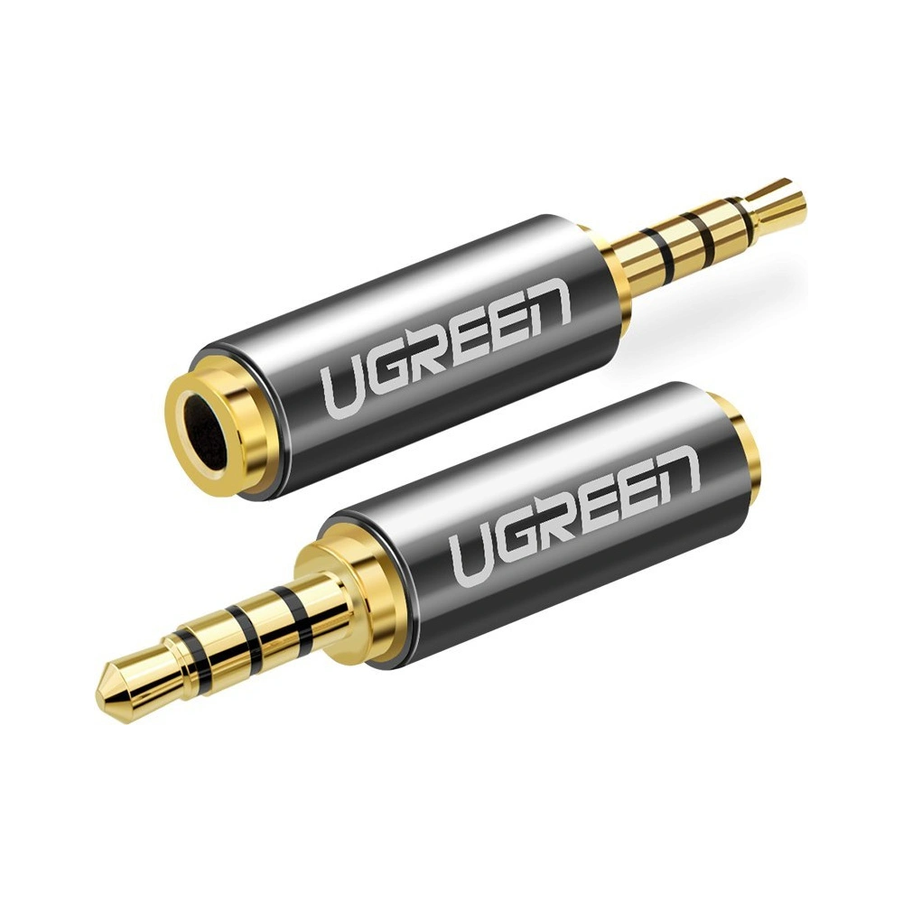 Adapter / przejściówka UGREEN 20501 z 2,5 mm micro jack na 3,5 mm mini jack (szary)