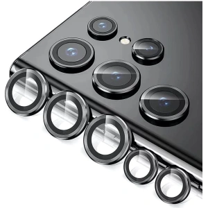 Kup Sticlă pentru obiectivul aparatului Hofi Camring Pro+ Samsung Galaxy S22 Ultra Black - HOFI216BLK - {ean13} - Sklep Home Screen