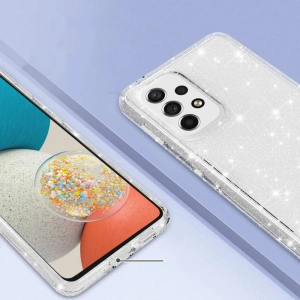 Etui Tech-Protect Glitter Samsung Galaxy A33 5G Clear