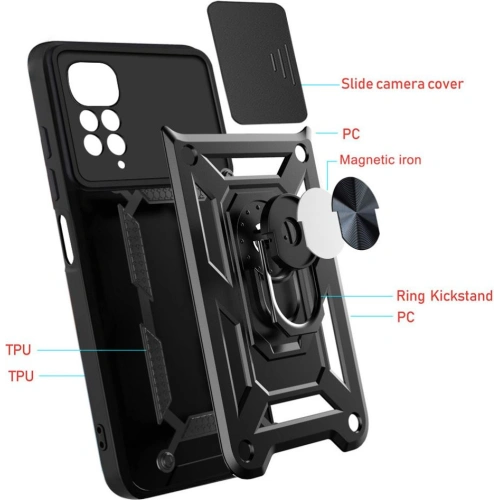 Kup Etui Tech-Protect CamShield Pro Redmi Note 11 Pro LTE/5G Fekete - THP970BLK - {ean13} - Sklep Home Screen