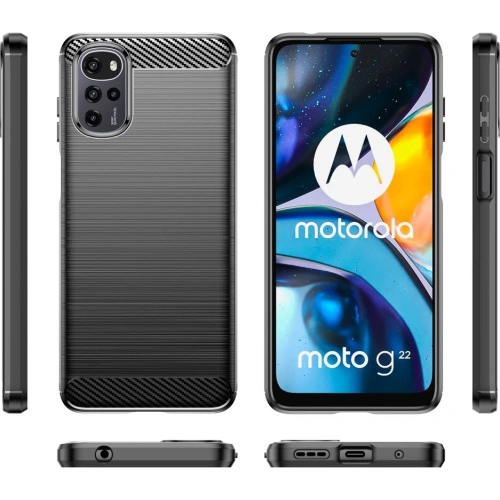 Buy Tech-Protect TPUCarbon Motorola Moto G22 Black - THP972BLK - {ean13} - Home Screen Store Europe