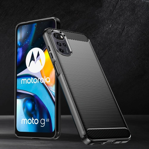Buy Tech-Protect TPUCarbon Motorola Moto G22 Black - THP972BLK - {ean13} - Home Screen Store Europe