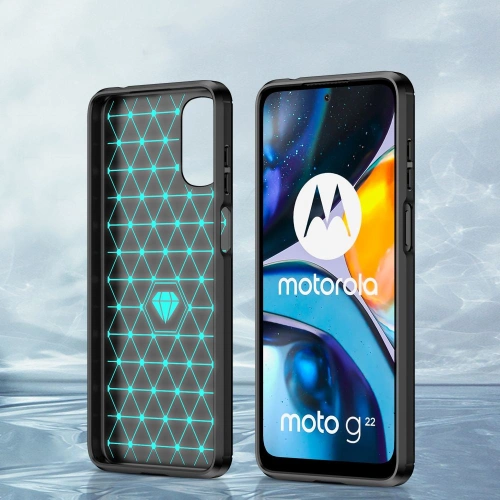 Buy Tech-Protect TPUCarbon Motorola Moto G22 Black - THP972BLK - {ean13} - Home Screen Store Europe