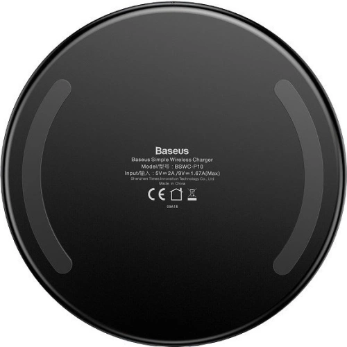 Kup Încărcător wireless inductiv Baseus Simple 10W Lightning (negru) - BSU3223BLK - {ean13} - Sklep Home Screen