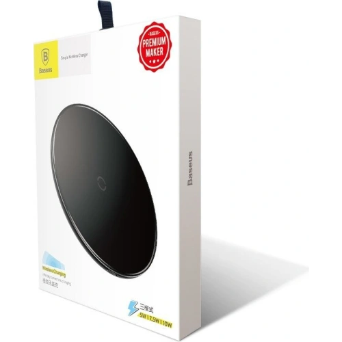 Kup Încărcător wireless inductiv Baseus Simple 10W Lightning (negru) - BSU3223BLK - {ean13} - Sklep Home Screen