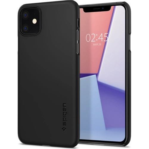 Kup Case Spigen Thin Fit Apple iPhone 11 Schwarz - SPN2222BLK - {ean13} - Sklep Home Screen