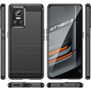 Buy Tech-Protect TPUCarbon Realme GT Neo 3 Black - THP974BLK - {ean13} - Home Screen Store Europe