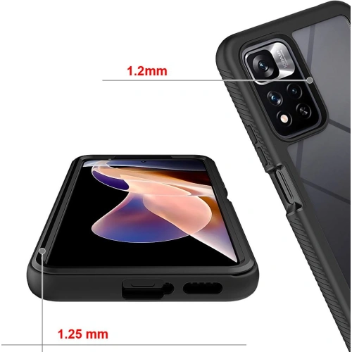 Kup Case Tech-Protect Defense360 Redmi Note 11 Pro+ Plus 5G Schwarz - THP977BLK - {ean13} - Sklep Home Screen