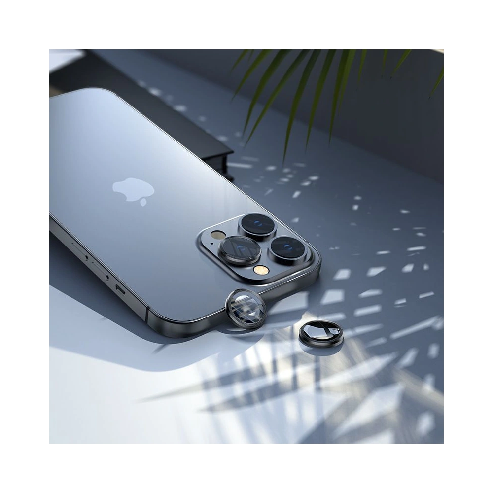 Szkło na obiektyw aparatu Hofi Camring Pro+ Apple iPhone 13 Pro/13 Pro Max Black