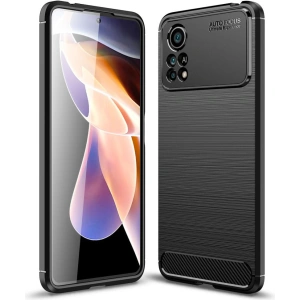 Tech-Protect TPUCarbon POCO X4 Pro 5G Black