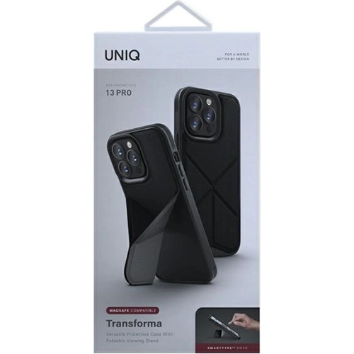 Kup Etui UNIQ Transforma MagSafe Apple iPhone 13 Pro negru/ebony black - UNIQ607BLK - {ean13} - Sklep Home Screen