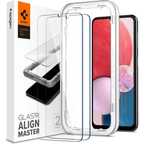 Kup Gehärtetes Glas Spigen GLAS.tR Slim AlignMaster Samsung Galaxy A13 LTE Clear [2 PACK] - SPN2225CL - {ean13} - Sklep Home Screen